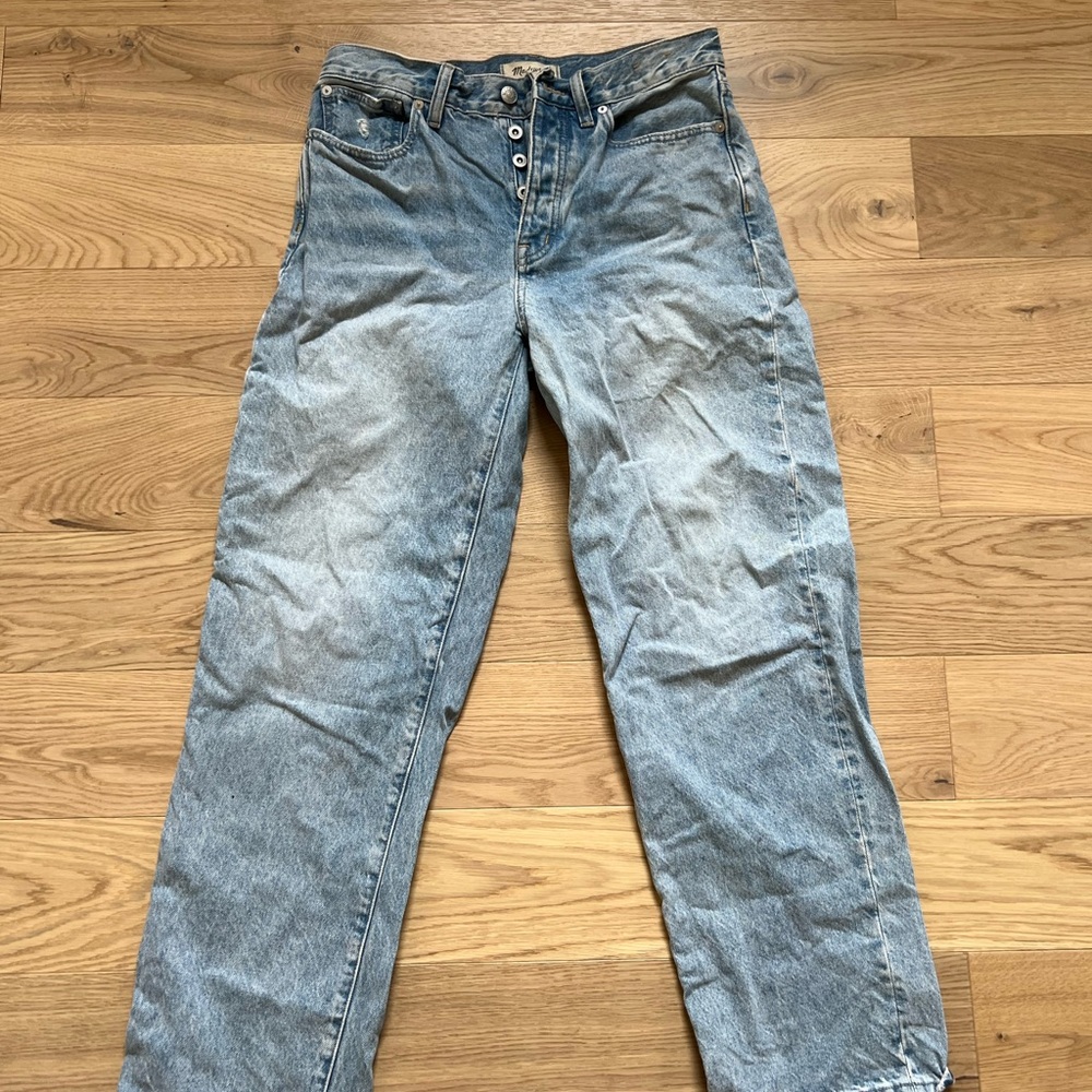Madewell Low Slung Straight Jeans